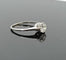 Bague 54 Bague solitaire ancienne platine, diamant 58 Facettes