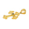 Pendentif Pendentif Croix Or jaune Saphir 58 Facettes 2622579CN