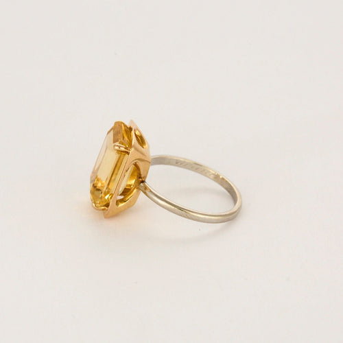 Bague 55 Bague Citrine 58 Facettes LP1173