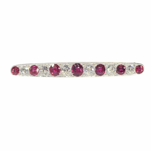 Montre Deco Dazzle : une fusion de diamants et de rubis 58 Facettes 22027-0057