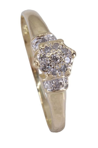 Bague 58 BAGUE STYLE SOLITAIRE DIAMANTS 58 Facettes 087391