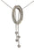 Boucles d'oreilles Parure collier et boucles d’oreilles or blanc et diamants 58 Facettes