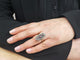 Bague 56 Bague marquise ancienne en or 18k, rubis et diamants taille rose 58 Facettes Marq.Rub.DV