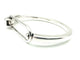 Bracelet HERMES. Collection "Clic argent", bracelet argent 925/00 58 Facettes