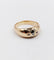 Bague 47 Bague bombée dôme or rose diamants serti étoilé (circa 1940) 58 Facettes A05459