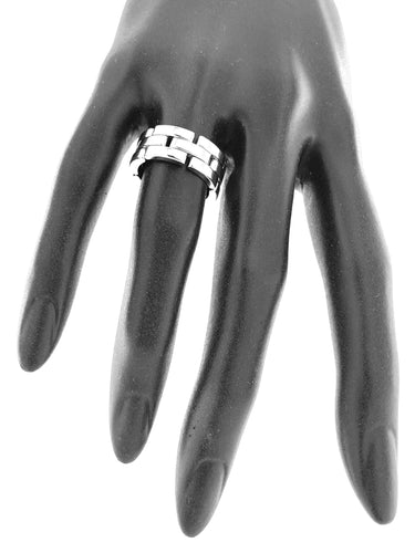 Bague Cartier Maillon Panthère bague flexible en or blanc 18 carats 58 Facettes