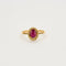 Bague Solitaire or jaune rubis 58 Facettes LP832