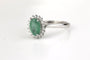 Bague 55 Bague Marguerite Emeraude 58 Facettes