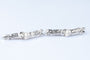 Boutons de manchette Boutons de manchette diamant en or blanc 18 carats 58 Facettes BM-77-90