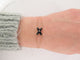 Bracelet bracelet CHAUMET jeux de liens onyx diamant en or rose 18k 15-17 cm 58 Facettes 266356