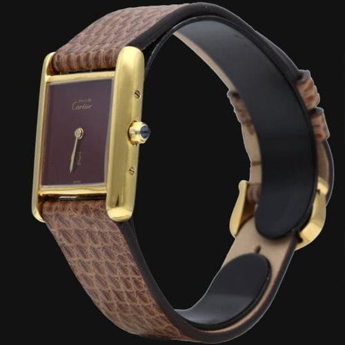 Montre Cartier Montre Tank Vermeil 58 Facettes MT42952