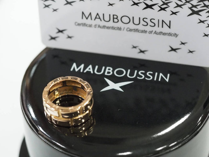 Bague 53 Bague Mauboussin Amour de ma vie en or rose 58 Facettes 29026