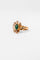 Bague 52 Bague "Soleil" en or jaune et malachite 58 Facettes