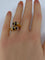 Bague 53 Bague toi et moi en Or jaune, saphirs et diamants 58 Facettes