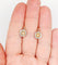Dormeuses marguerite antique or 18k perle et diamants taille roses (circa 1900)