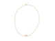 Collier collier HERMES pendentif finesse h219315b 00 39-41 or rose 18k 17 diamants 58 Facettes 266326