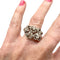 Bague 56 Bague Art Déco 1920-1930 or et platine avec diamants 58 Facettes Q212A(704)
