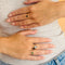 Bague 59.5 Bague en or jaune avec aigue-marine ovale 58 Facettes 2508022