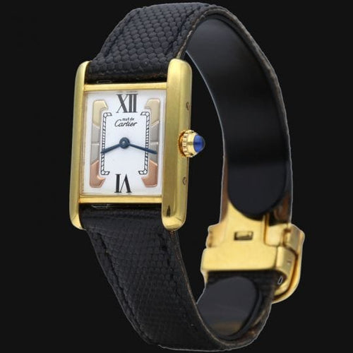 Montre Cartier Montre Tank Vermeil 58 Facettes MT44359