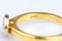 Bague 54 Bague solitaire en or jaune, serti clos d’un diamant rond brillant o,70 ct 58 Facettes 312231