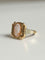 Bague 54.5 Bague en or jaune 18k ornée d'un camée 58 Facettes