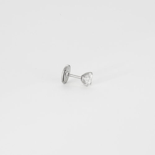 Boucles d'oreilles Boucles d'oreilles en or blanc diamants 58 Facettes 3601407