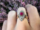 Bague 53 Bague victorienne en rubis birman et diamants, sertie de natte. 58 Facettes