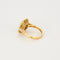 Bague 52 Bague style Art Déco or jaune, diamants, saphirs 58 Facettes