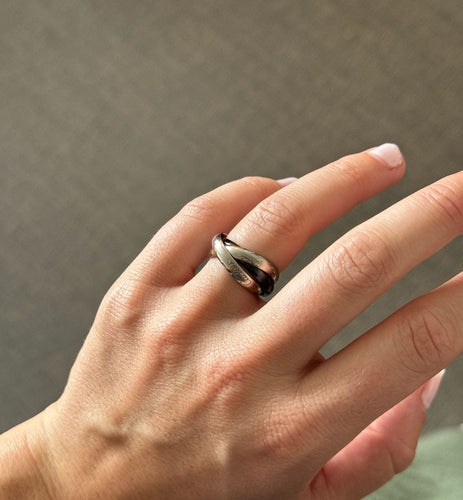 Bague 52 Bague Cartier Trinity en or blanc 58 Facettes