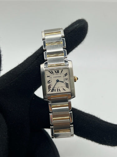 Montre Cartier - Montre Tank Française 58 Facettes