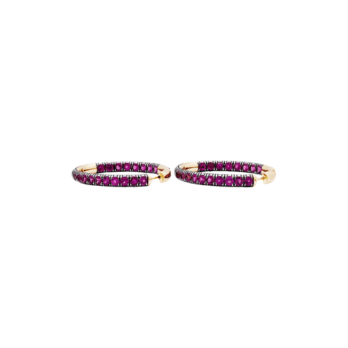 Boucles d'oreilles Boucles d'oreilles Pomellato, "Tango", or rose, saphirs roses. 58 Facettes 35230
