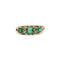 Bague or, diamants, émeraudes 58 Facettes 240358R