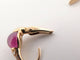 Boucles d'oreilles boucles d'oreilles POMELLATO m'ama non m'ama or rose grenat diamants 58 Facettes 266327