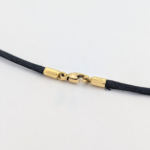 Collier Collier Cartier 1/8 oz en or jaune et diamant 58 Facettes 32036