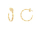 Boucles d'oreilles boucles d'oreilles ARTHUS BERTRAND creoles elisa pm or 18k s 58 Facettes 267348