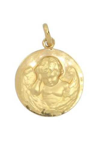 Pendentif ARTHUS BERTRAND - Médaille ange penseur 58 Facettes 088561