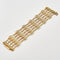 Bracelet Bracelet manchette à décor ajouré or jaune 58 Facettes