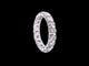 Bague 57.5 Alliance diamant or blanc 58 Facettes ALL.CHIROL-1125