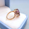 Bague 53 Bague Améthyste en Solitaire Or Jaune 58 Facettes AA 1719