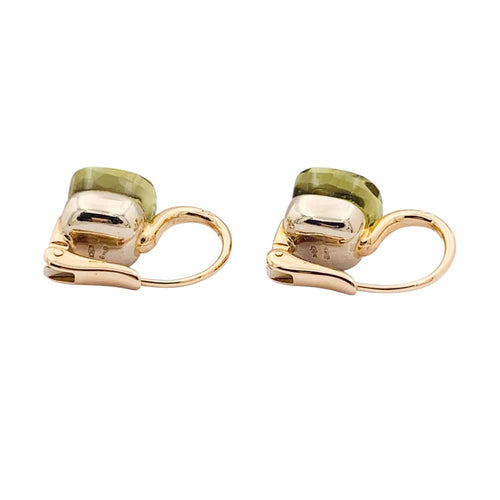 Boucles d'oreilles Boucles d'oreilles Pomellato, "Nudo", or rose et blanc et quartz lemon. 58 Facettes 34948