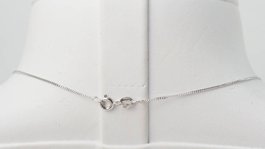 Collier Collier en or blanc, tanzanite et diamants 58 Facettes 32628