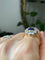 Bague 57.5 Bague Pompadour ancienne or jaune saphir diamants 58 Facettes