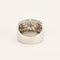 Bague 52 Bague TUTTI FRUTTI or blanc saphirs de couleurs 58 Facettes LP1114