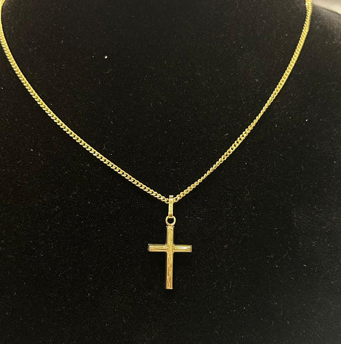 Pendentif Pendentif croix or jaune 58 Facettes LP518/3