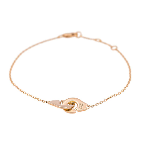 Bracelet Dinh Van Bracelet Menottes Or rose 58 Facettes 3946313RV