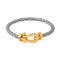 Bracelet Fred Bracelet Force 10  Or jaune, Acier 58 Facettes 4289525RV