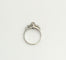 Bague 53 Bague solitaire diamant vintage en or gris 18K 58 Facettes