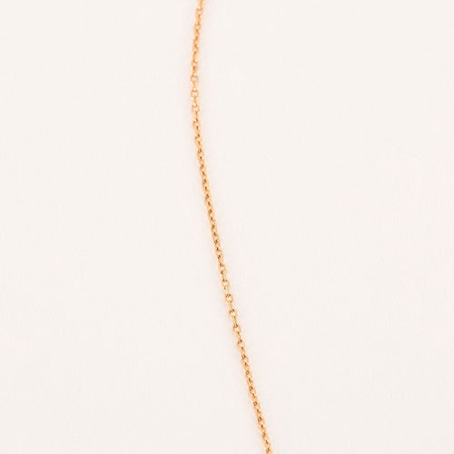 Collier COLLIER OR ROSE 2 DIAMANTS 0,15ct 58 Facettes M8927