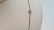 Collier Collier en Or blanc 18 carats sertie de diamants naturels 58 Facettes