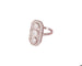 Bague 52 Bague style Art Déco en platine et diamants 58 Facettes